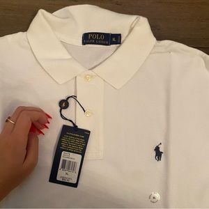 WHITE RALPH LAUREN LONG SLEEVE. NWT!!!
